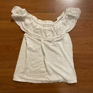 White Off-the-Shoulder Old Navy Top
